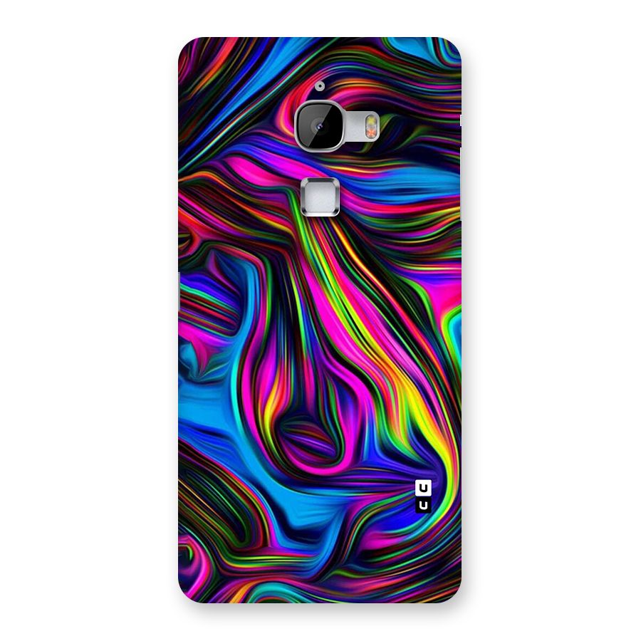 Dark Colorful Oil Abstract Back Case for LeTv Le Max