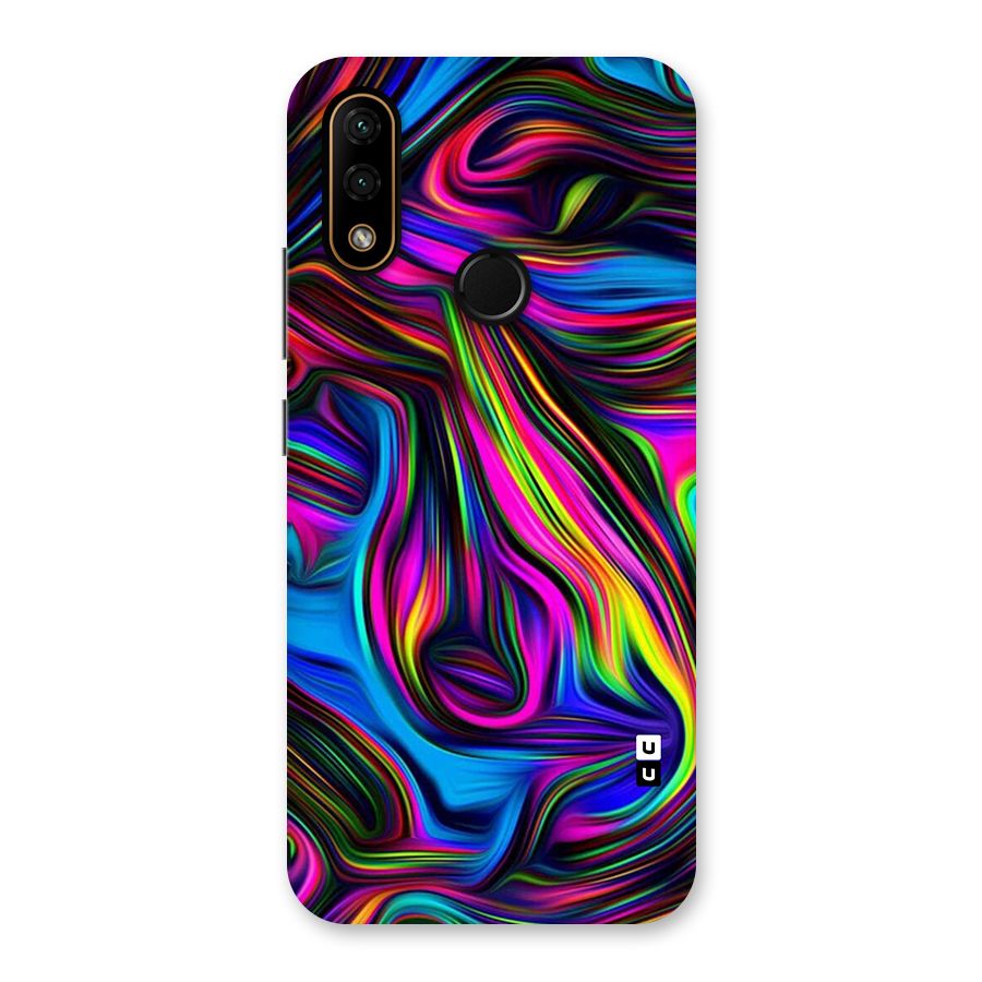 Dark Colorful Oil Abstract Back Case for Lenovo A6 Note
