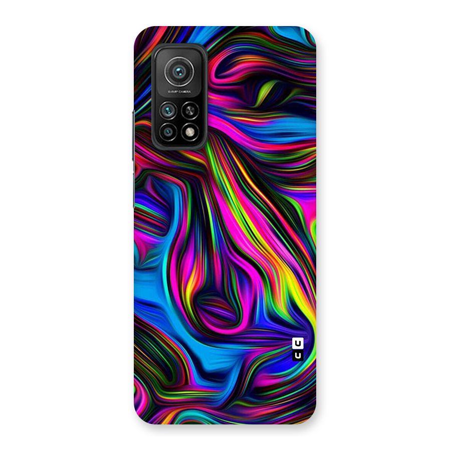 Dark Colorful Oil Abstract Back Case for Mi 10T Pro 5G
