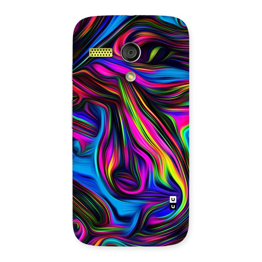 Dark Colorful Oil Abstract Back Case for Moto G