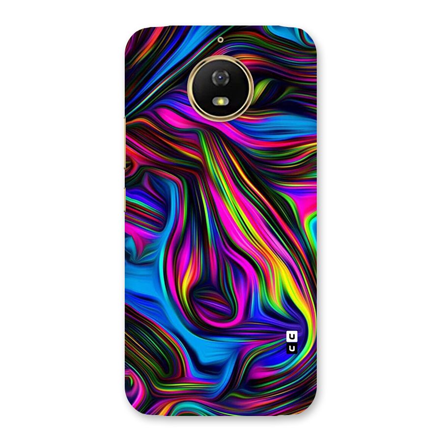 Dark Colorful Oil Abstract Back Case for Moto G5s