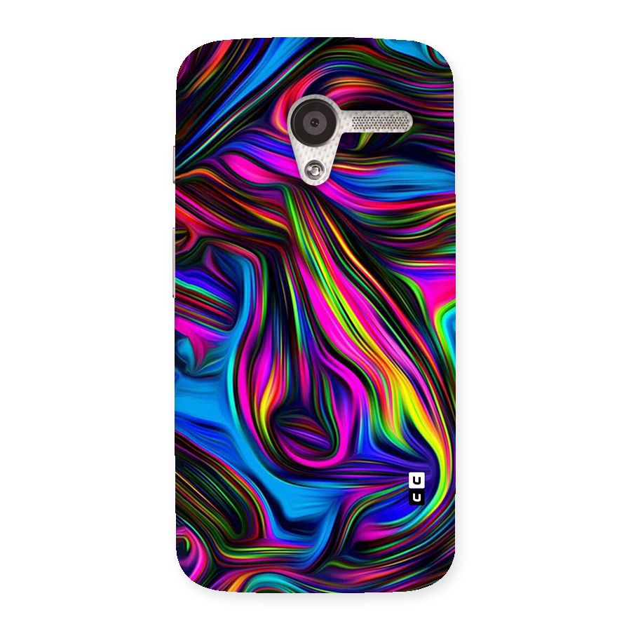Dark Colorful Oil Abstract Back Case for Moto X