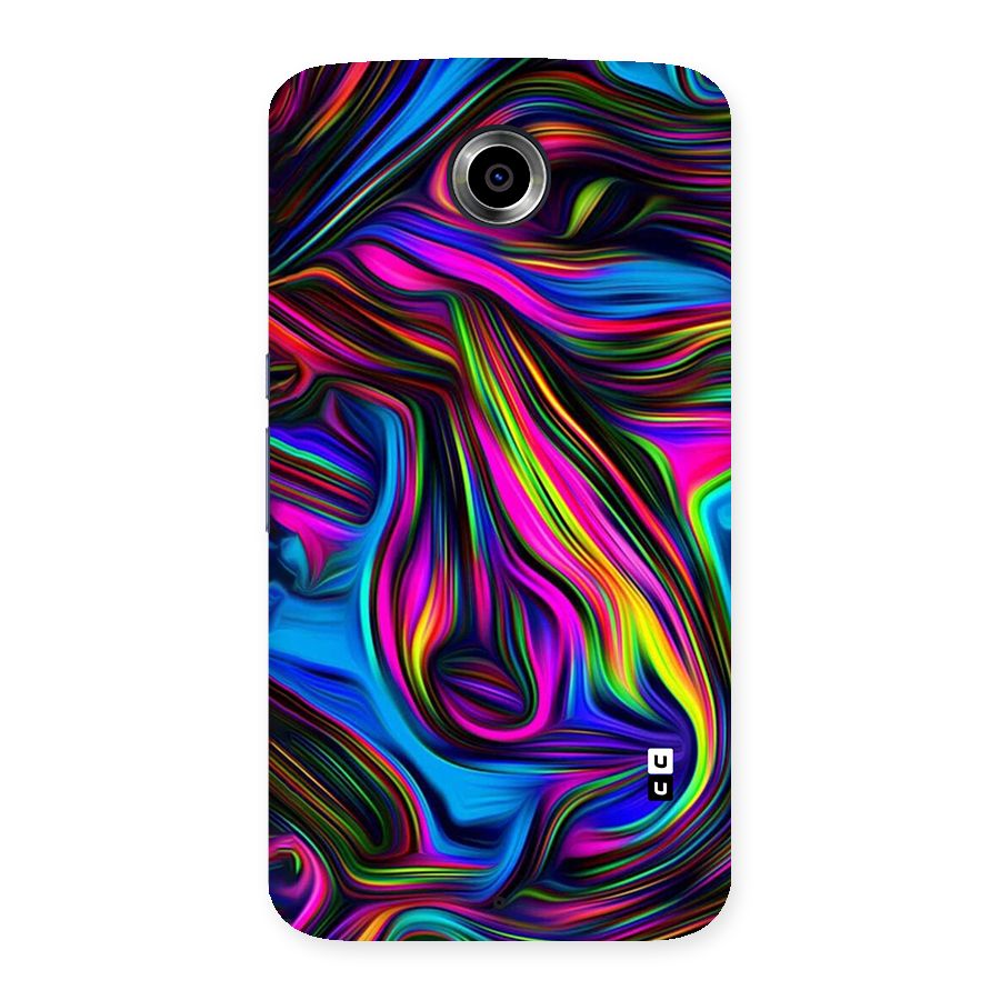 Dark Colorful Oil Abstract Back Case for Nexsus 6
