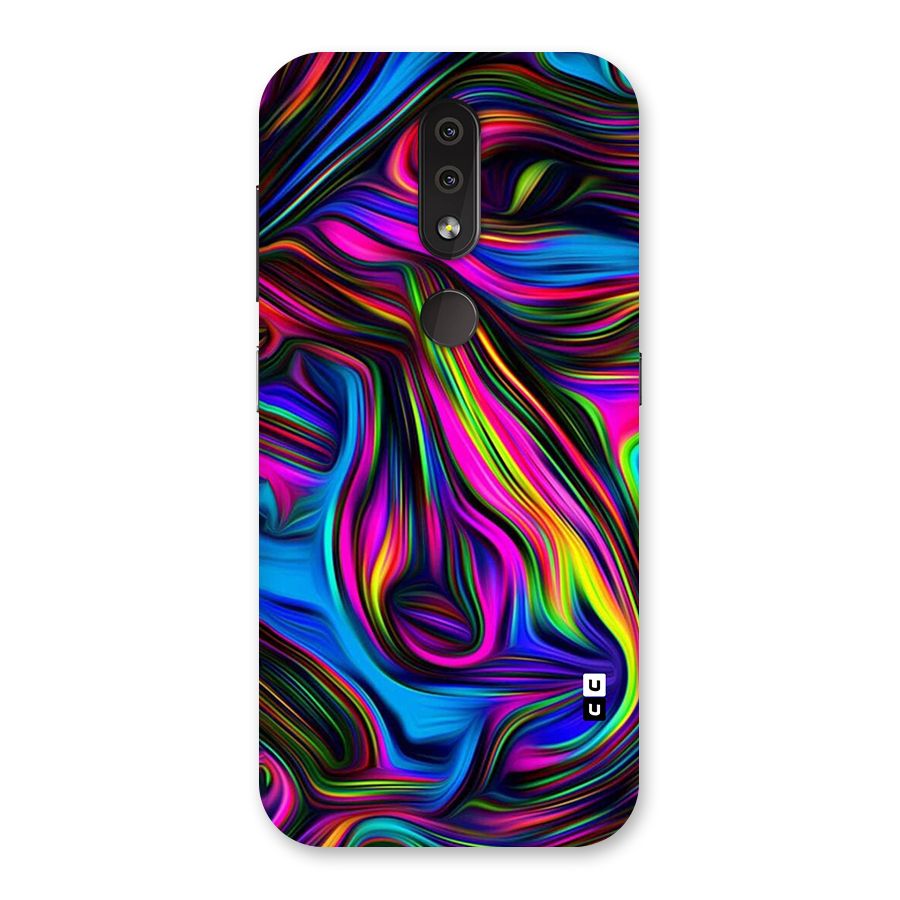Dark Colorful Oil Abstract Back Case for Nokia 4.2