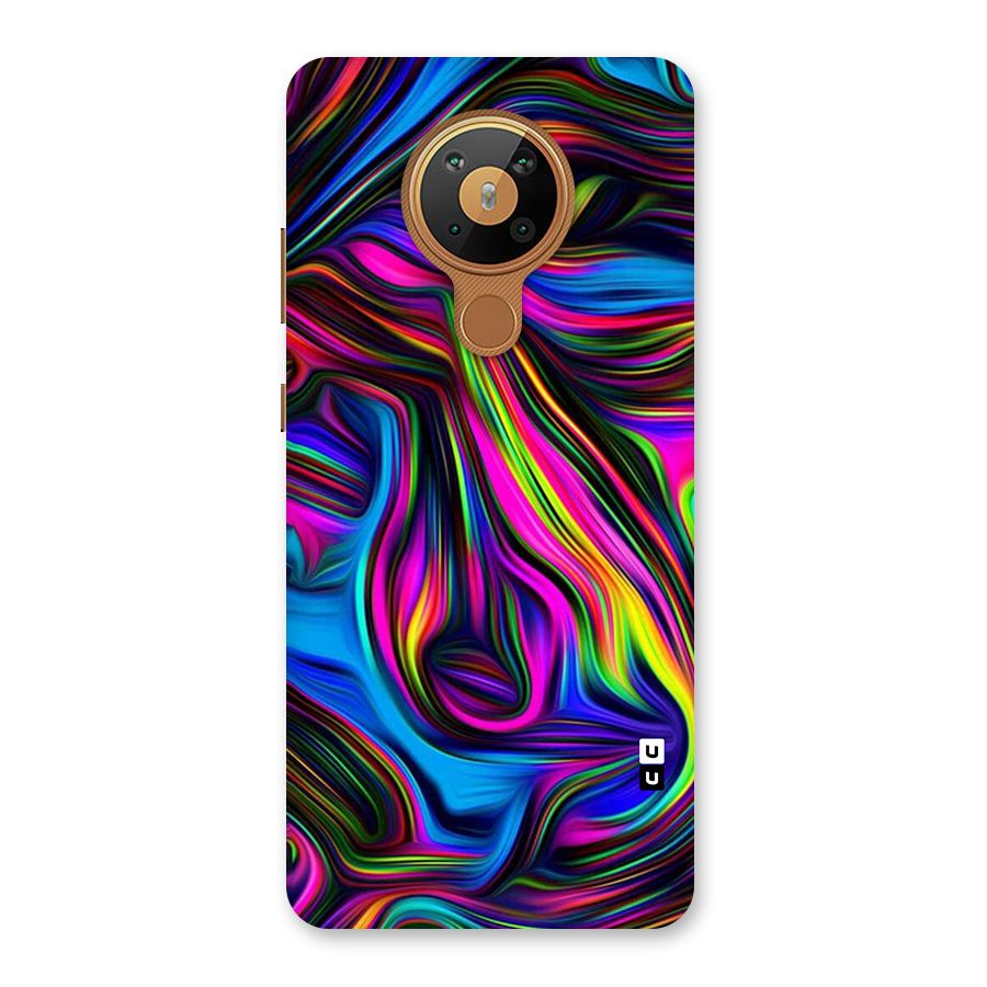 Dark Colorful Oil Abstract Back Case for Nokia 5.3