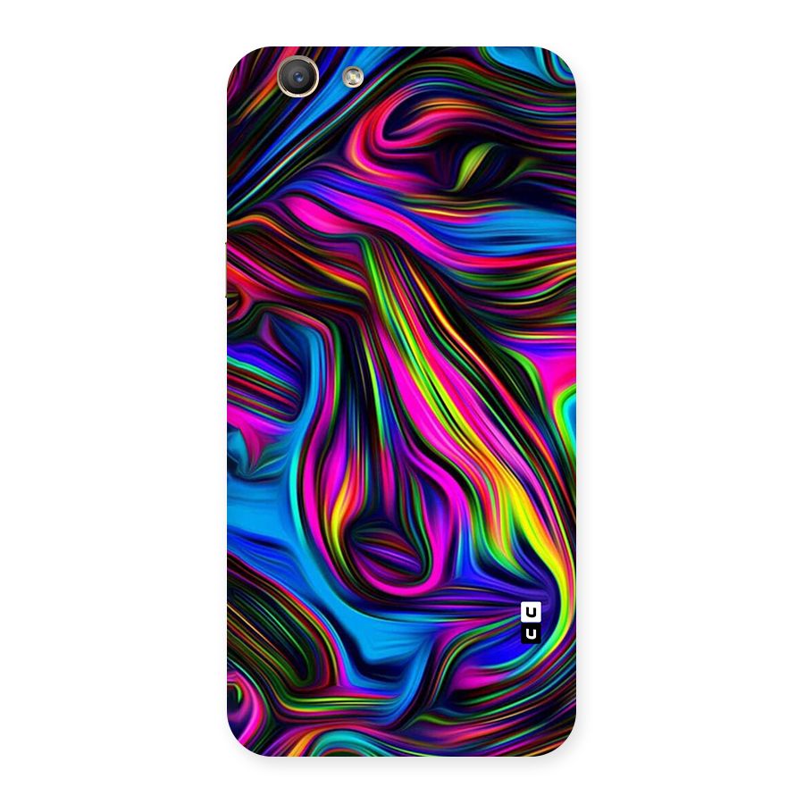 Dark Colorful Oil Abstract Back Case for Oppo A59