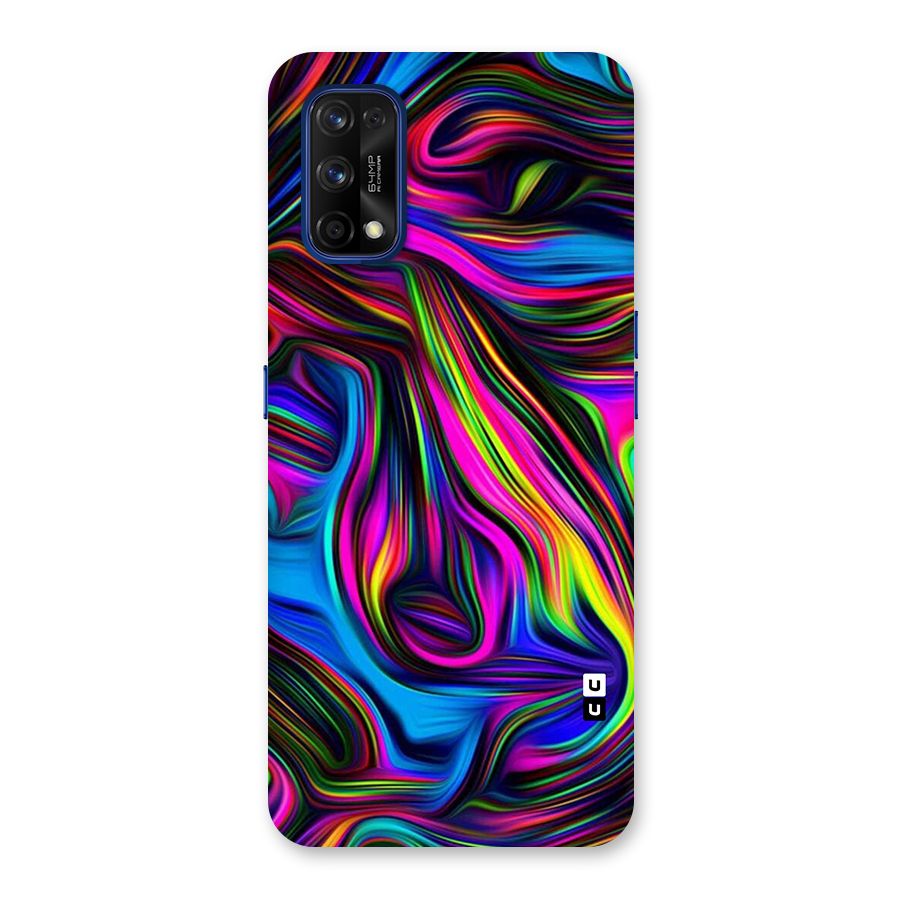 Dark Colorful Oil Abstract Back Case for Realme 7 Pro