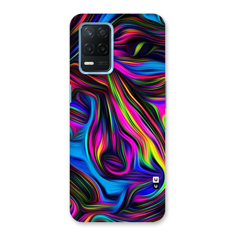 Dark Colorful Oil Abstract Back Case for Realme 8s 5G
