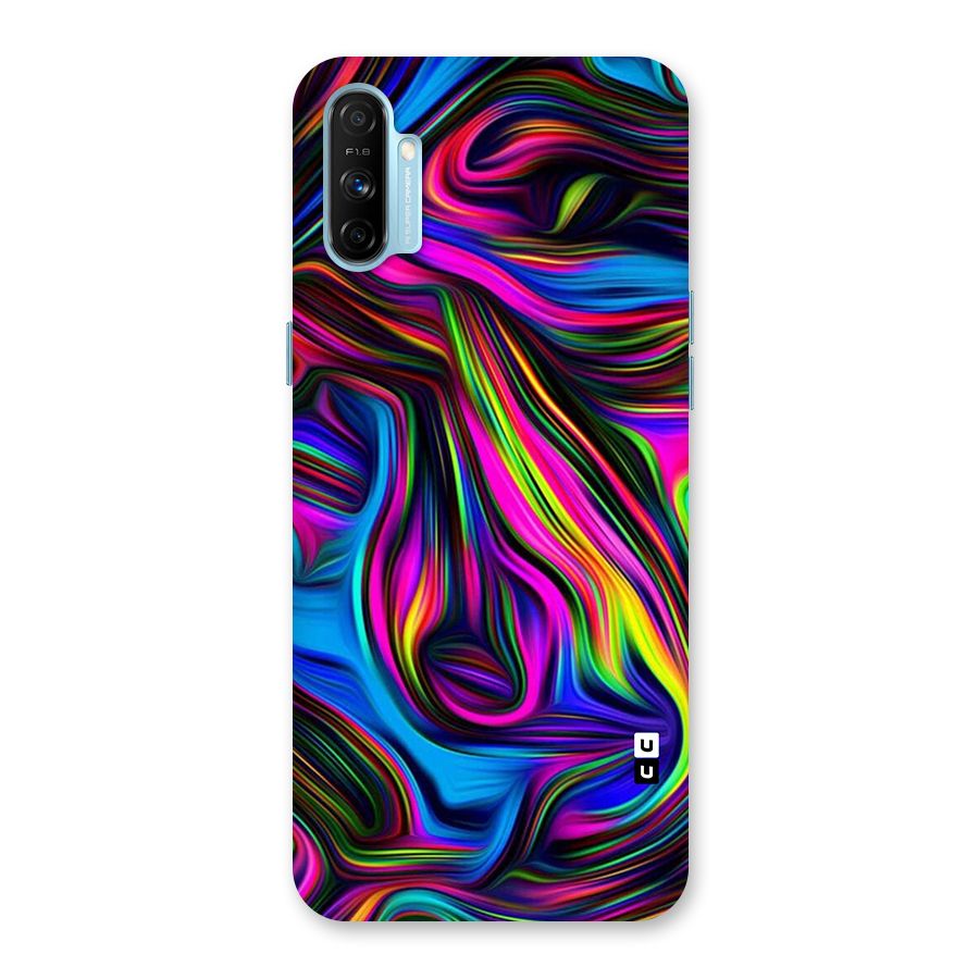Dark Colorful Oil Abstract Back Case for Realme Narzo 20A