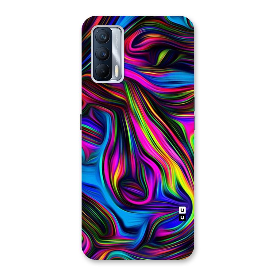 Dark Colorful Oil Abstract Back Case for Realme X7