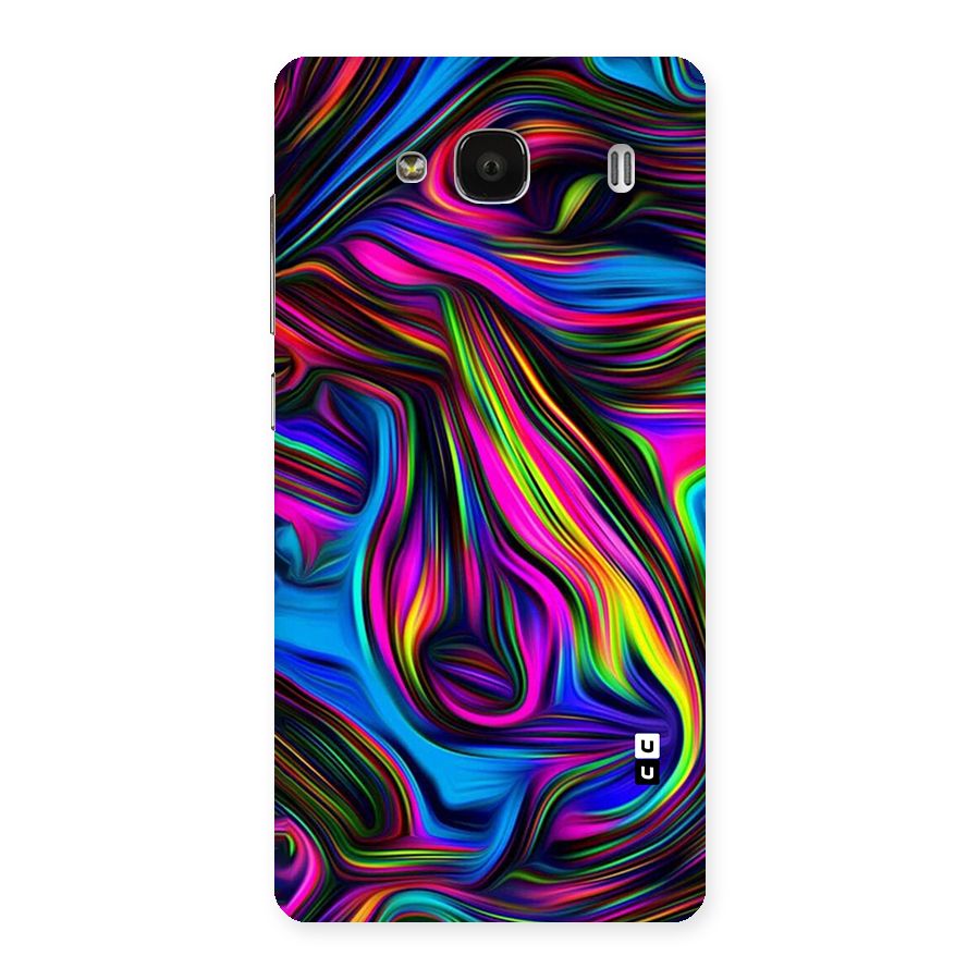 Dark Colorful Oil Abstract Back Case for Redmi 2 Prime