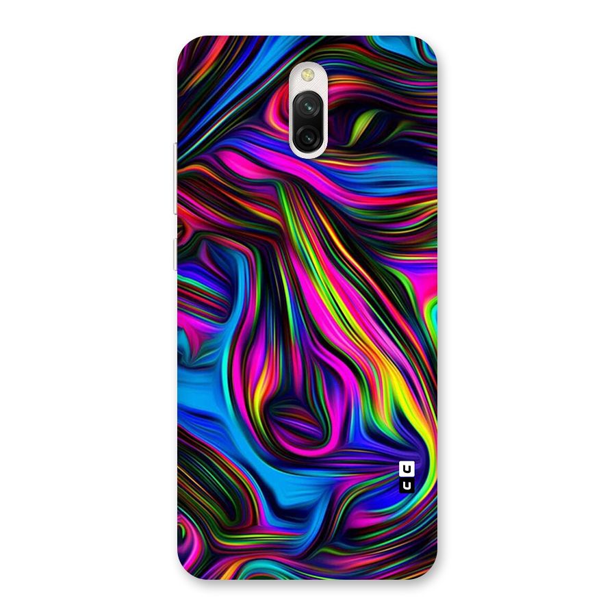Dark Colorful Oil Abstract Back Case for Redmi 8A Dual