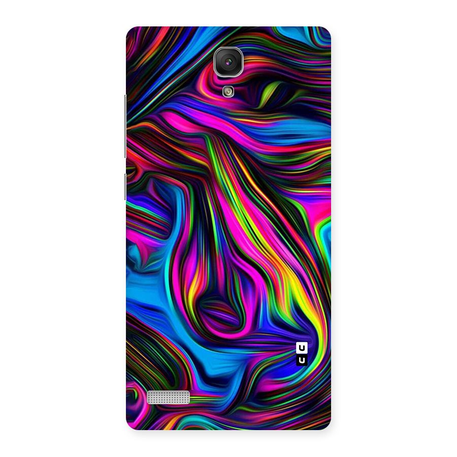 Dark Colorful Oil Abstract Back Case for Redmi Note