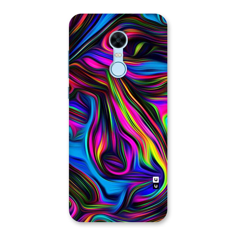 Dark Colorful Oil Abstract Back Case for Redmi Note 5