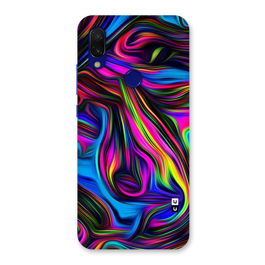 Dark Colorful Oil Abstract Back Case for Redmi Y3