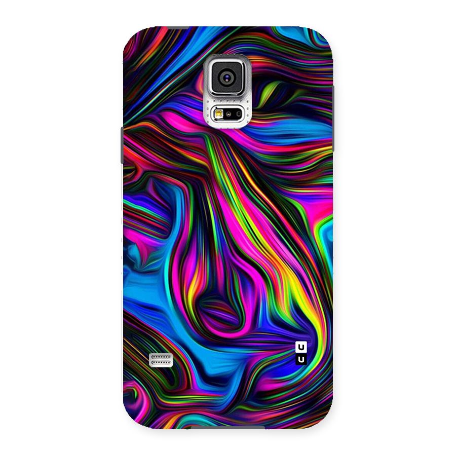Dark Colorful Oil Abstract Back Case for Samsung Galaxy S5