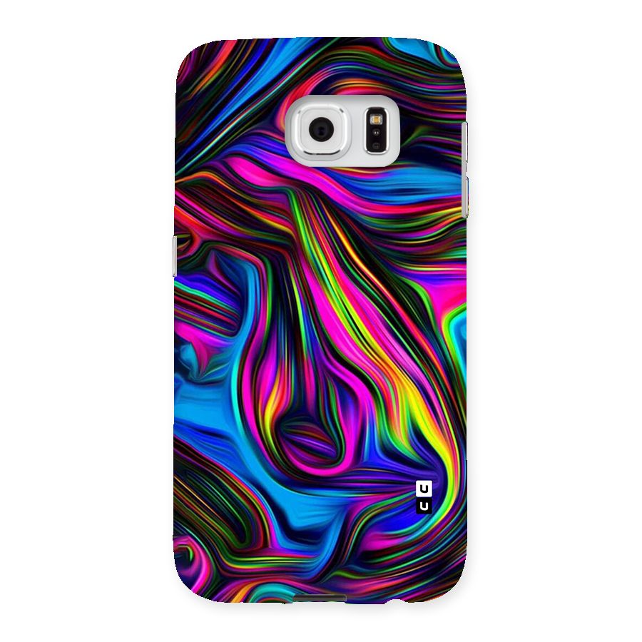 Dark Colorful Oil Abstract Back Case for Samsung Galaxy S6