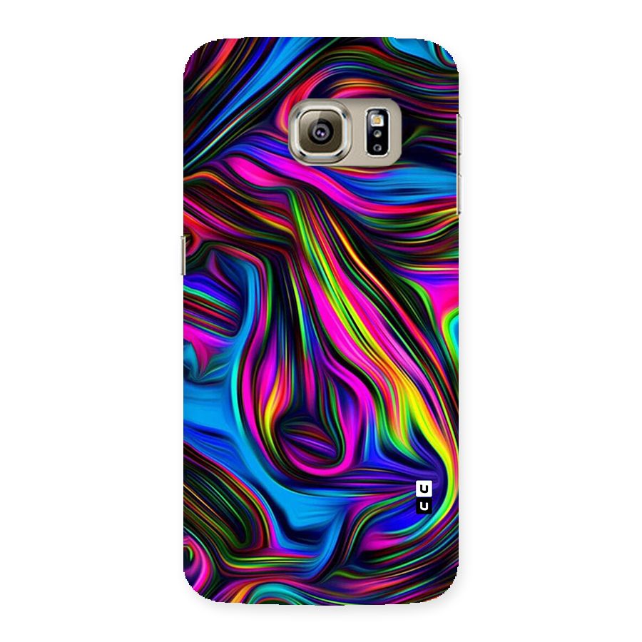 Dark Colorful Oil Abstract Back Case for Samsung Galaxy S6 Edge