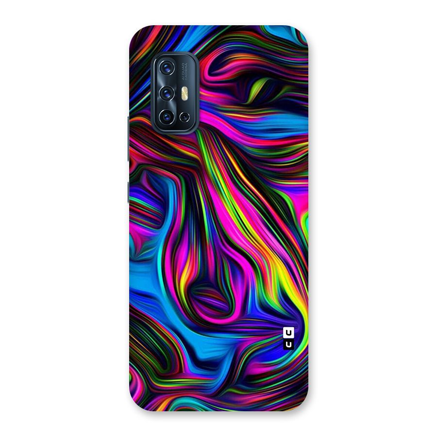 Dark Colorful Oil Abstract Back Case for Vivo V17