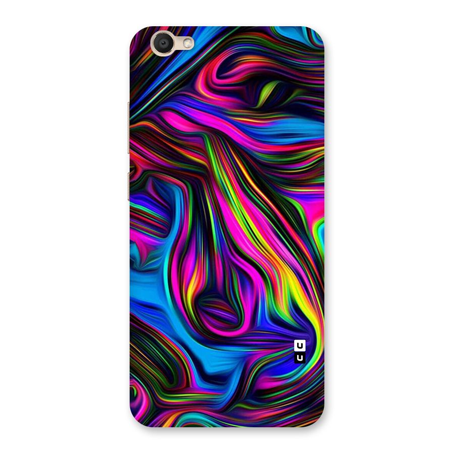 Dark Colorful Oil Abstract Back Case for Vivo V5