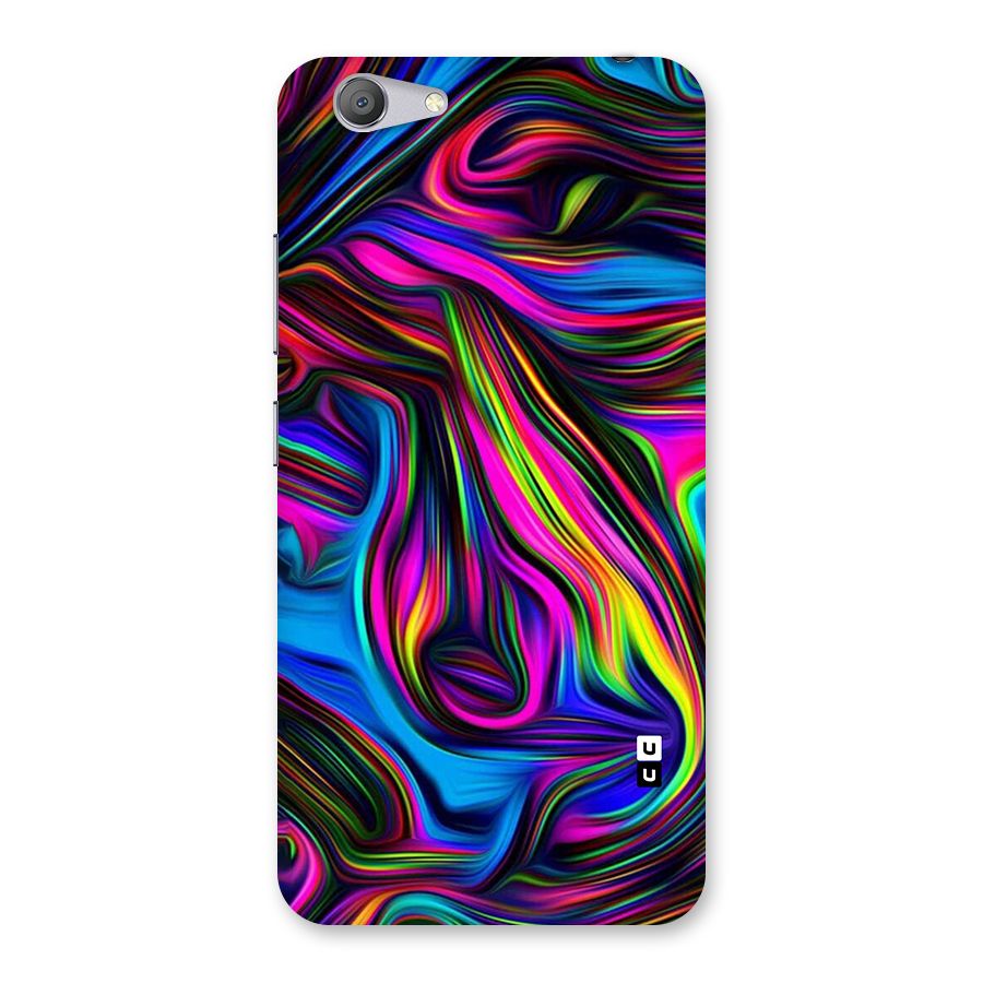Dark Colorful Oil Abstract Back Case for Vivo Y53