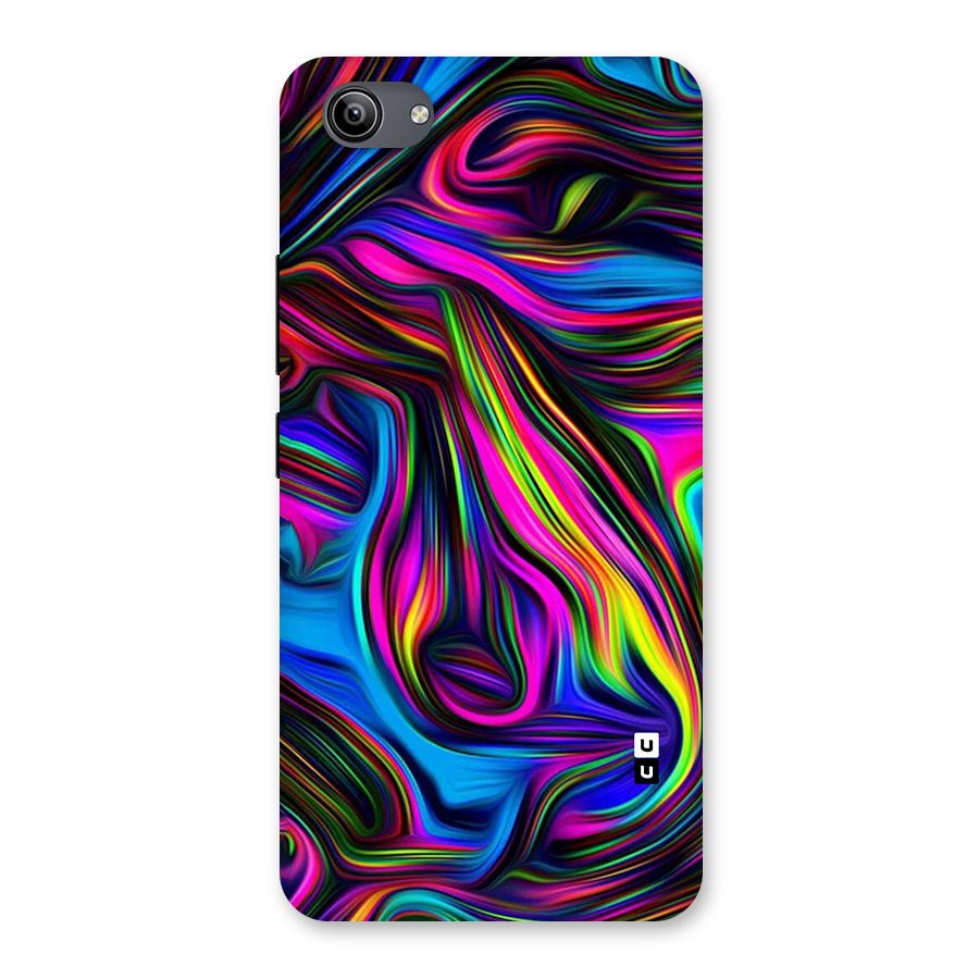 Dark Colorful Oil Abstract Back Case for Vivo Y81i