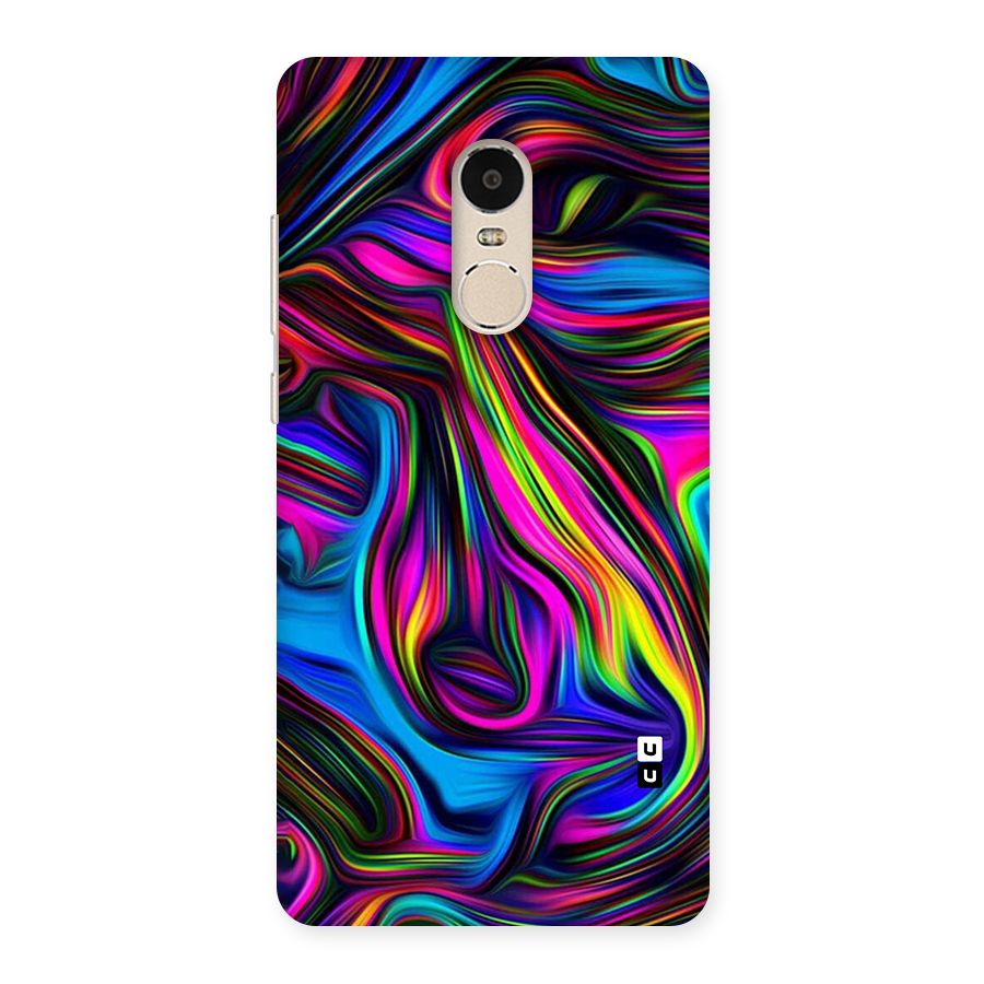 Dark Colorful Oil Abstract Back Case for Xiaomi Redmi Note 4