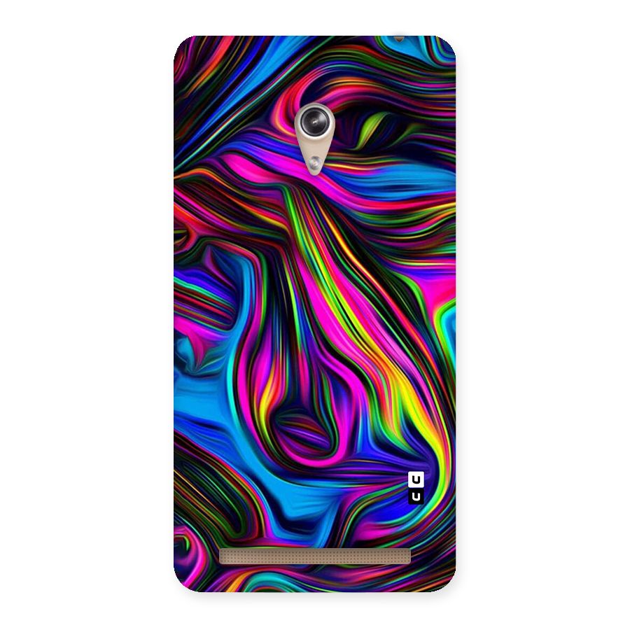 Dark Colorful Oil Abstract Back Case for Zenfone 6