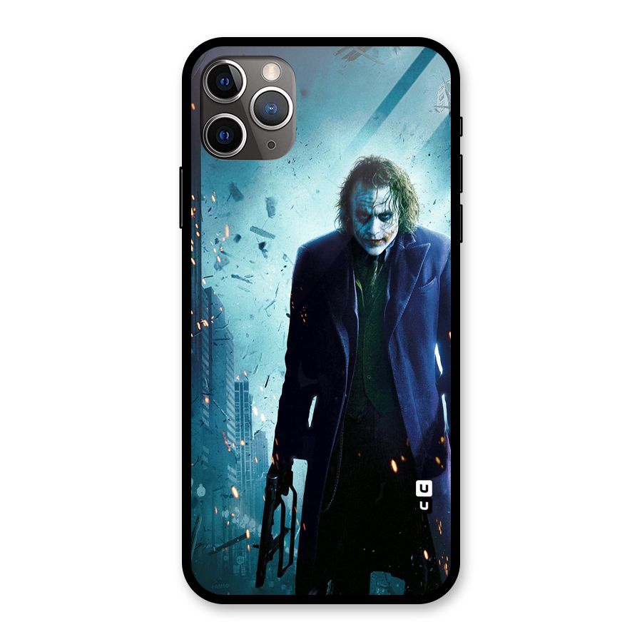 Dark Knight Joker Glass Back Case for iPhone 11 Pro Max