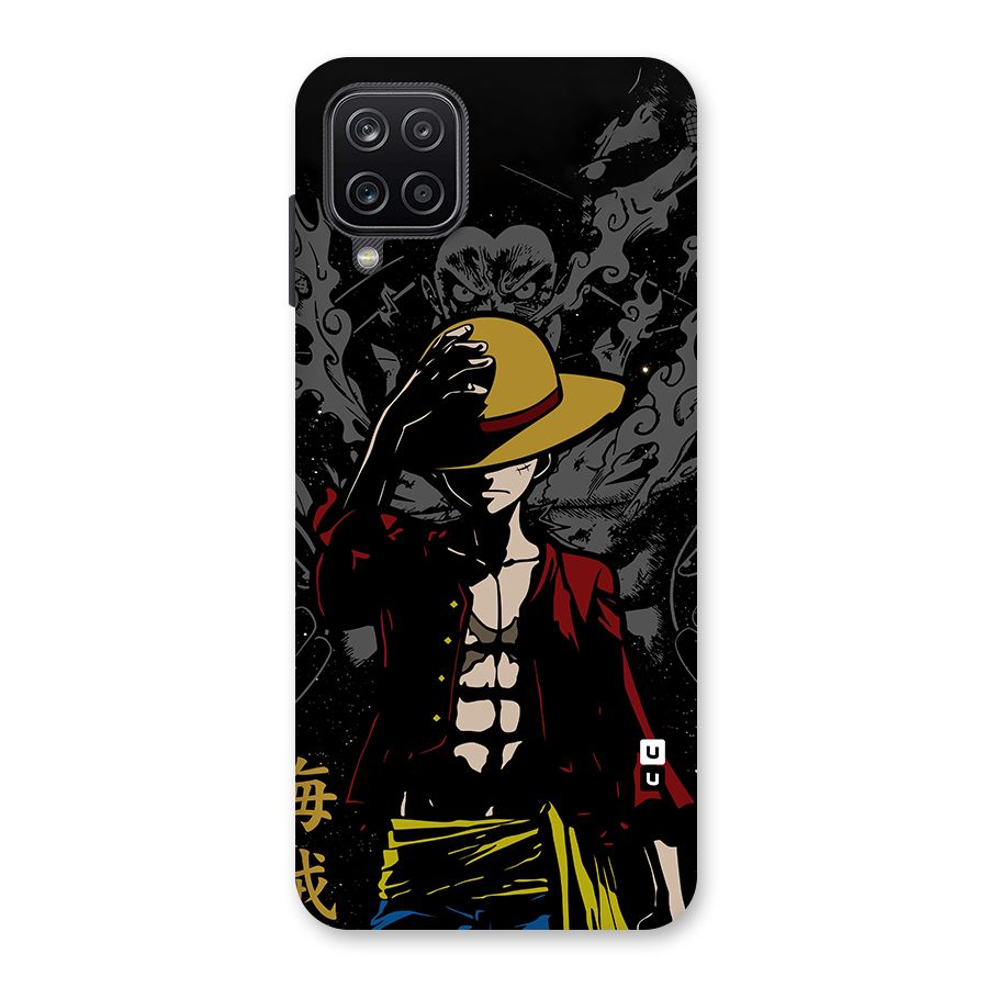 Dark Luffy Art Back Case for Galaxy A12