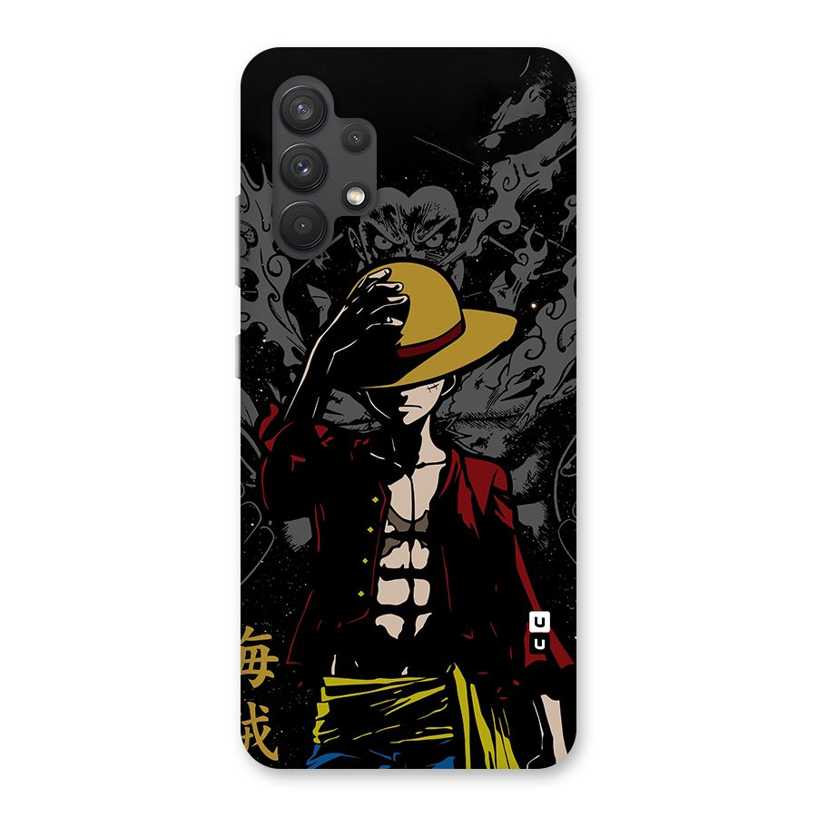Dark Luffy Art Back Case for Galaxy A32