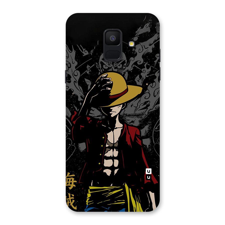 Dark Luffy Art Back Case for Galaxy A6 (2018)