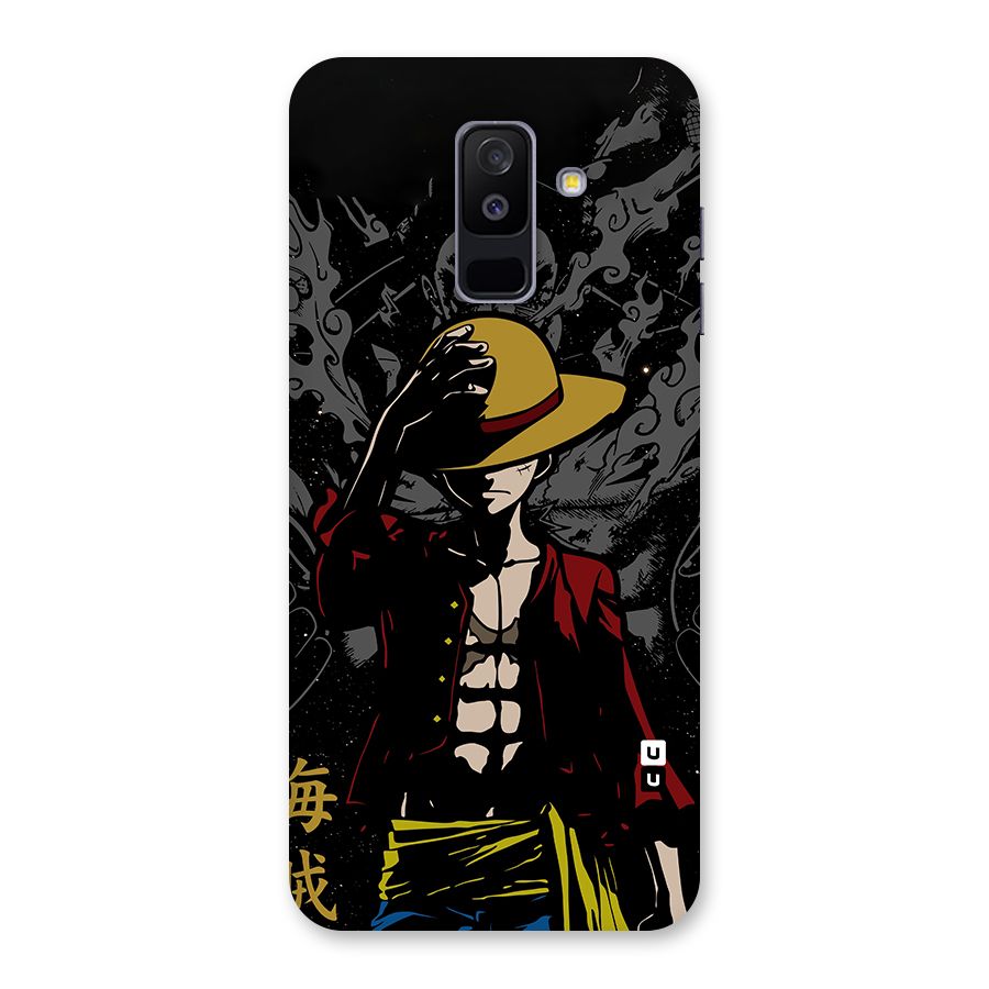 Dark Luffy Art Back Case for Galaxy A6 Plus