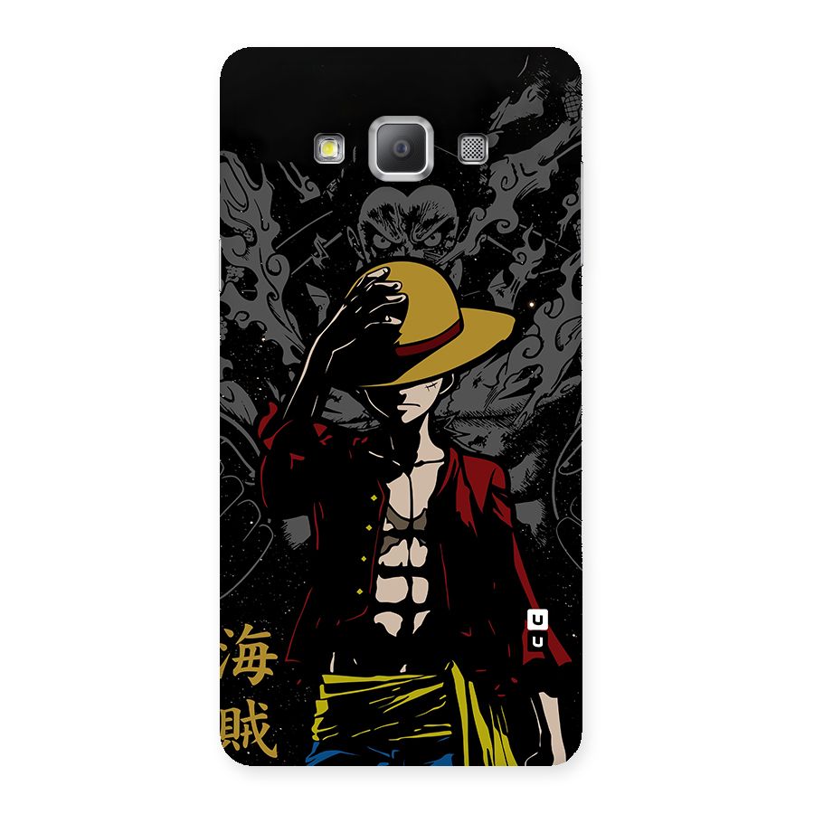 Dark Luffy Art Back Case for Galaxy A7