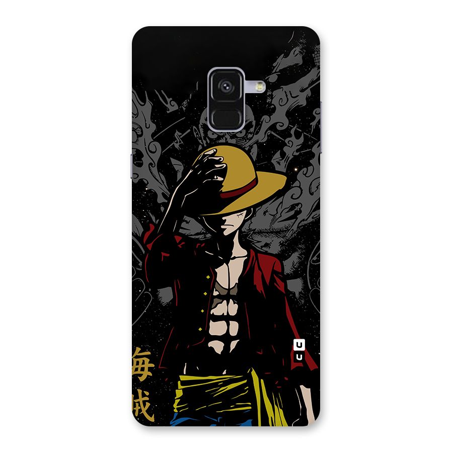 Dark Luffy Art Back Case for Galaxy A8 Plus