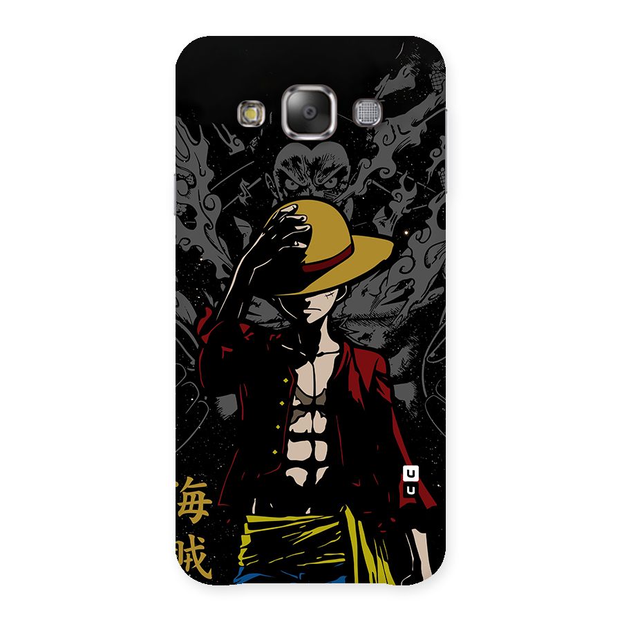 Dark Luffy Art Back Case for Galaxy E7