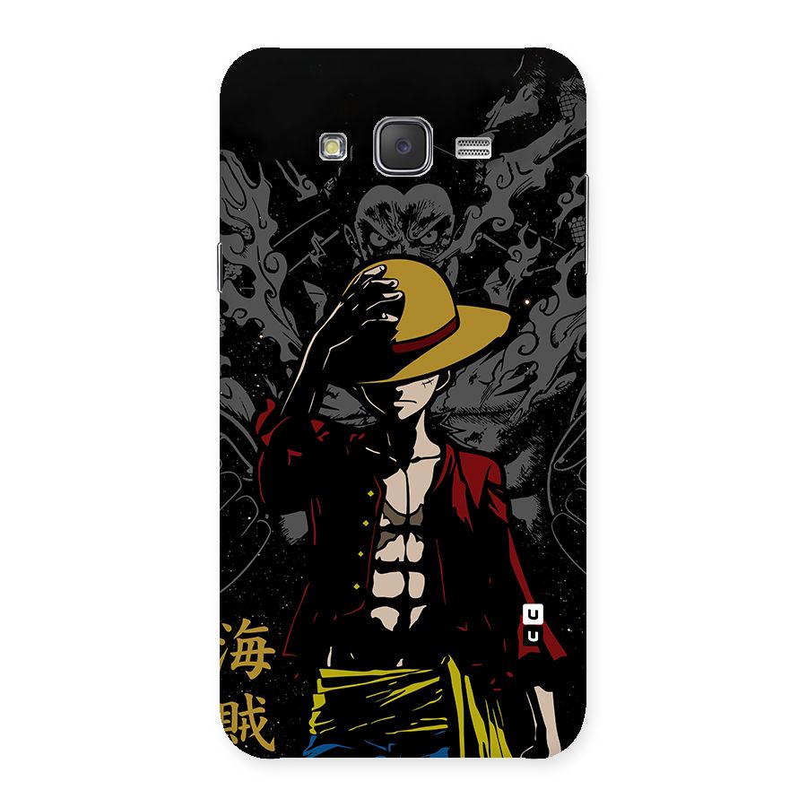 Dark Luffy Art Back Case for Galaxy J7
