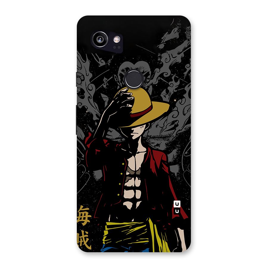 Dark Luffy Art Back Case for Google Pixel 2 XL