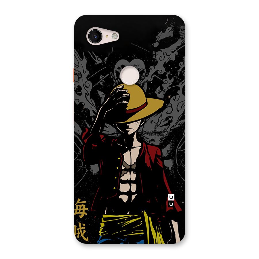 Dark Luffy Art Back Case for Google Pixel 3 XL