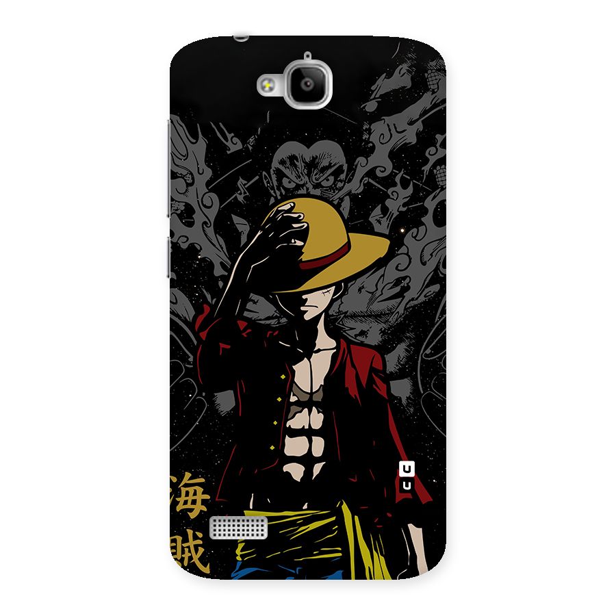 Dark Luffy Art Back Case for Honor Holly