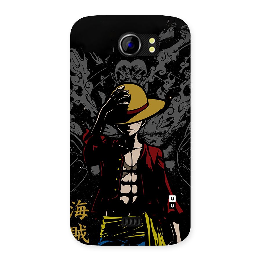 Dark Luffy Art Back Case for Micromax Canvas 2 A110
