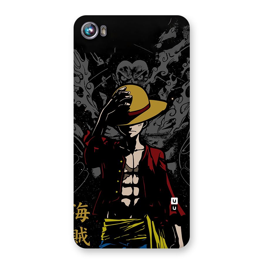 Dark Luffy Art Back Case for Micromax Canvas Fire 4 A107