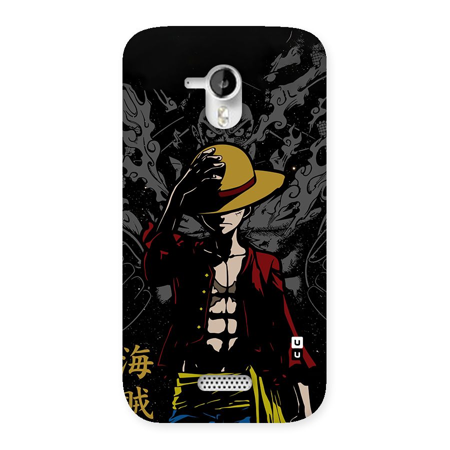 Dark Luffy Art Back Case for Micromax Canvas HD A116