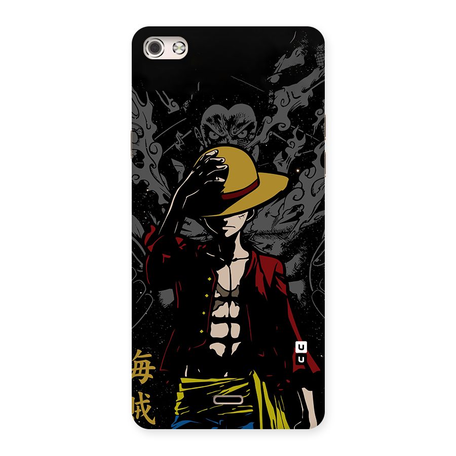 Dark Luffy Art Back Case for Micromax Canvas Silver 5
