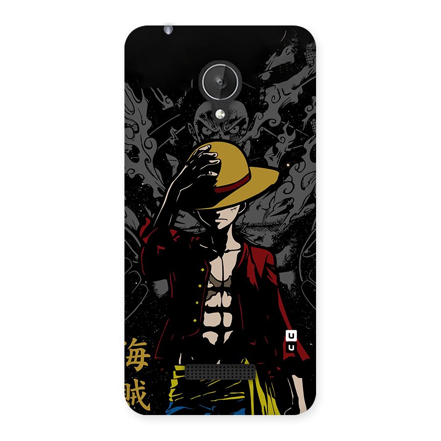 Dark Luffy Art Back Case for Micromax Canvas Spark Q380