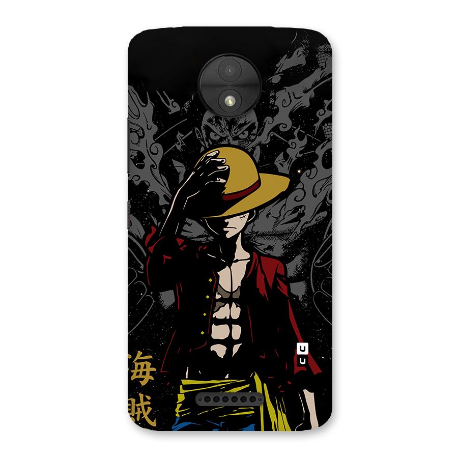 Dark Luffy Art Back Case for Moto C
