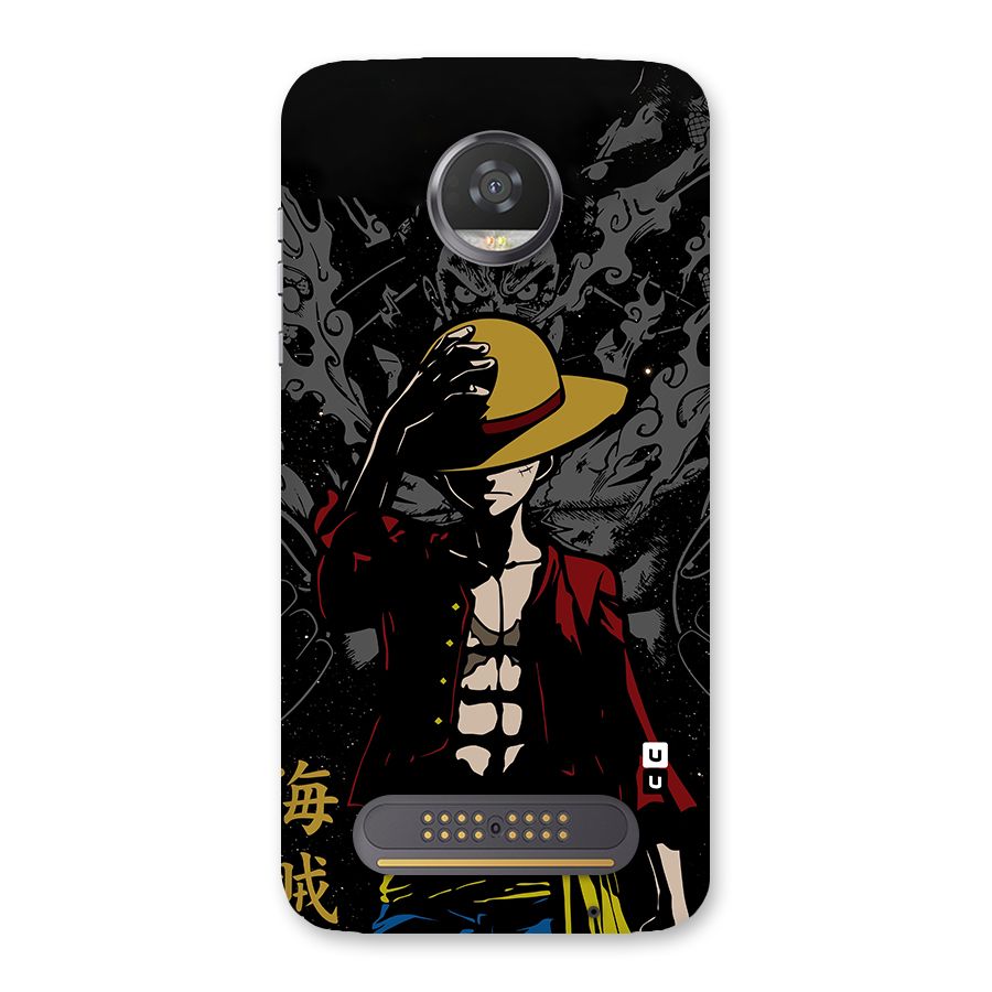 Dark Luffy Art Back Case for Moto Z2 Play