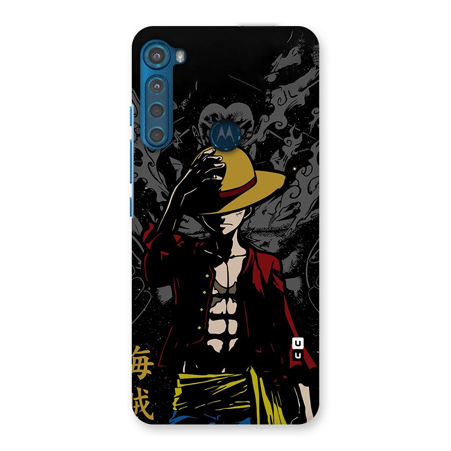 Dark Luffy Art Back Case for Motorola One Fusion Plus