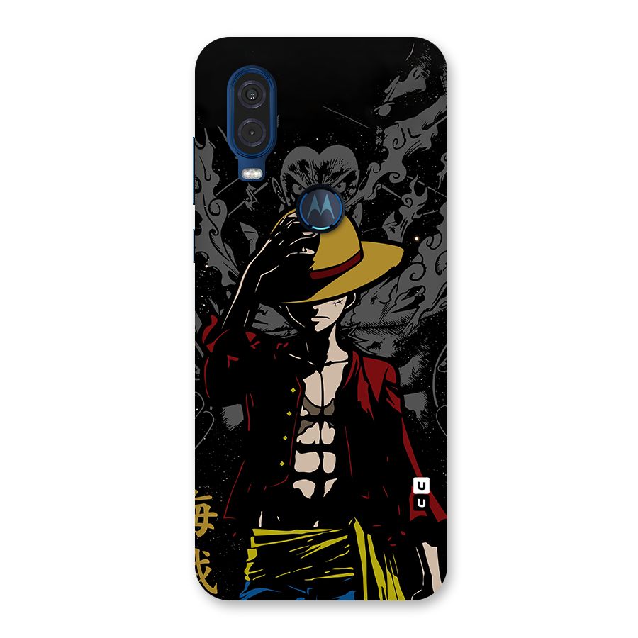 Dark Luffy Art Back Case for Motorola One Vision