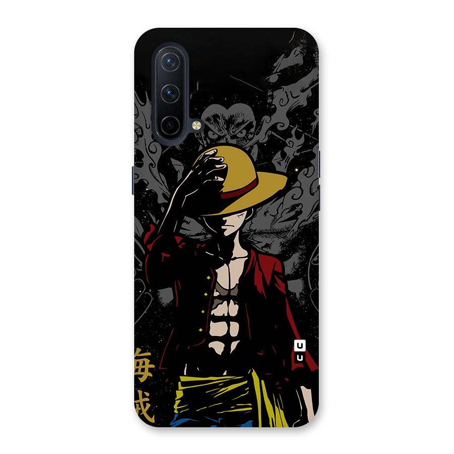 Dark Luffy Art Glass Back Case for OnePlus Nord CE 5G